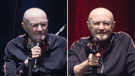 Phil Collins emotionally says goodbye to fans as he .